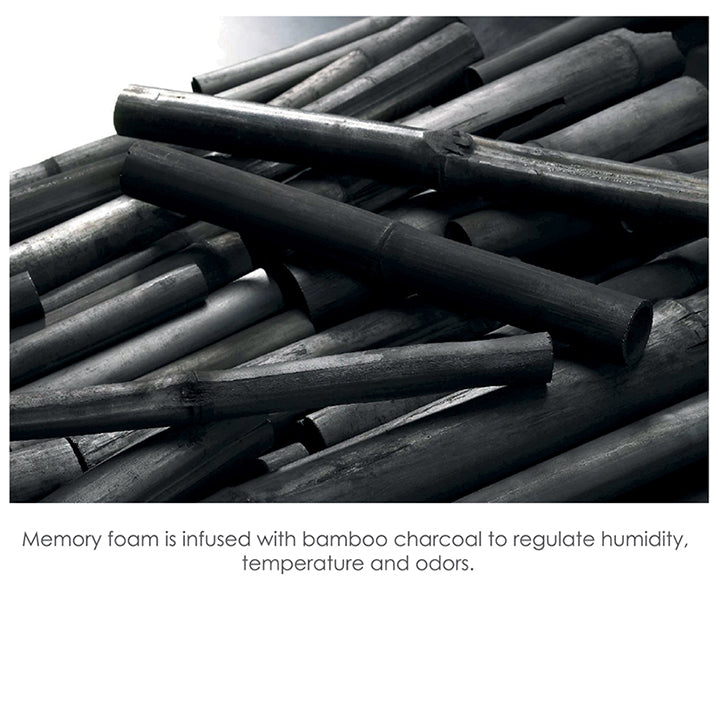 Eurotex Memory Foam Pillow Series (Tencel Charcoal Contour Pillow)