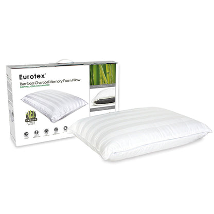 Eurotex Memory Foam Pillow Series (Bamboo Charcoal Classic Pillow)