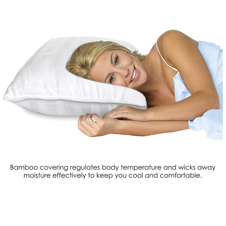 Eurotex Memory Foam Pillow Series (Bamboo Charcoal Classic Pillow)