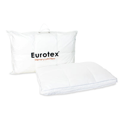 Eurotex Memory Foam Pillow Series (Memory Loft Pillow)