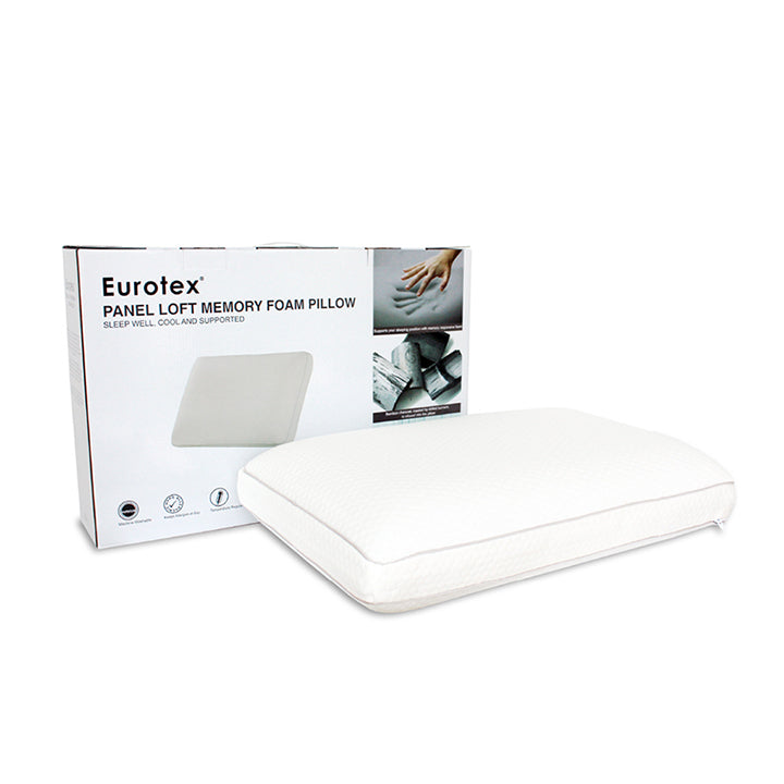 Eurotex Memory Foam Pillow Series (Panel Loft Memory foam pillow)