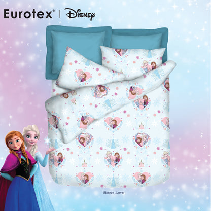 Disney Frozen Bedsheet / Summer Light Quilt, 900 Thread Count Microluxe, Anna, Elsa, Sisters Love